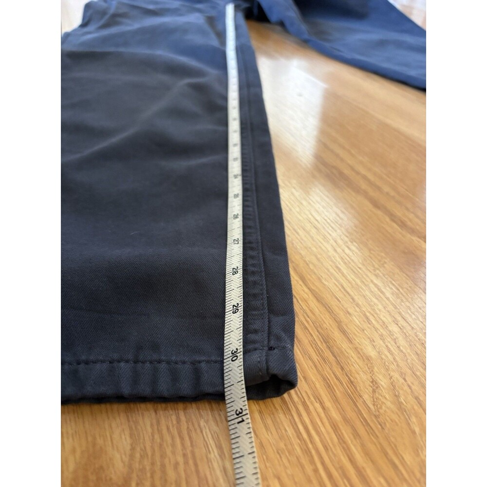 ASOS Navy Blue High Rise Slouchy Straight Leg Pants Size 4 - Picture 6 of 8